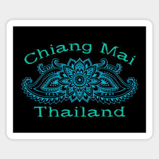 Chiang Mai Thailand Medalian Thai Digital Nomad Magnet